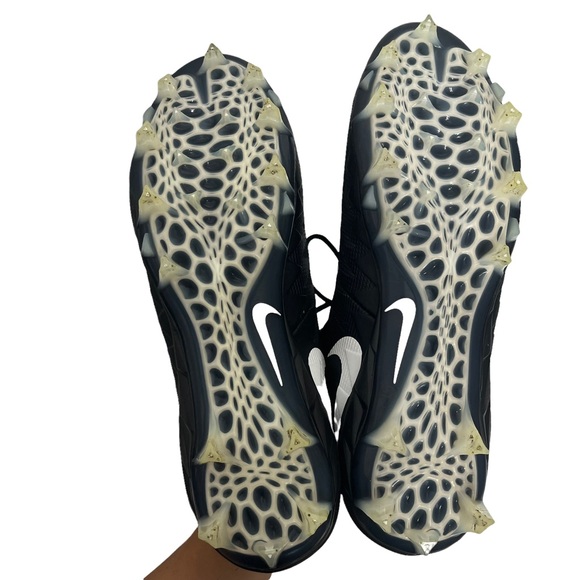 NWT MENS NIKE Alpha Menace Pro Low TD Black & White Football Cleats Size 15 - Picture 7 of 12